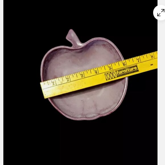 VINTAGE Hazel Atlas Platonite Orchard Ware APPLE Salad Bowl Serving Set of 2 - Picture 9 of 10